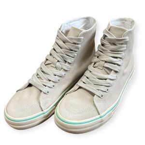 UNIF 202 Unisex Suede Beige High Tops Men 7 Women 8.5 9